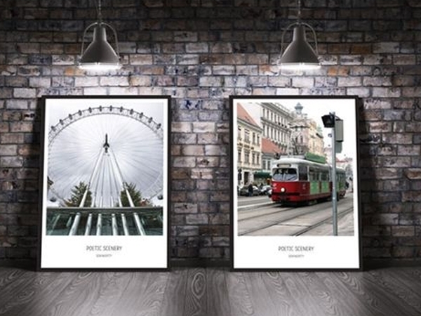 In poster dán tường